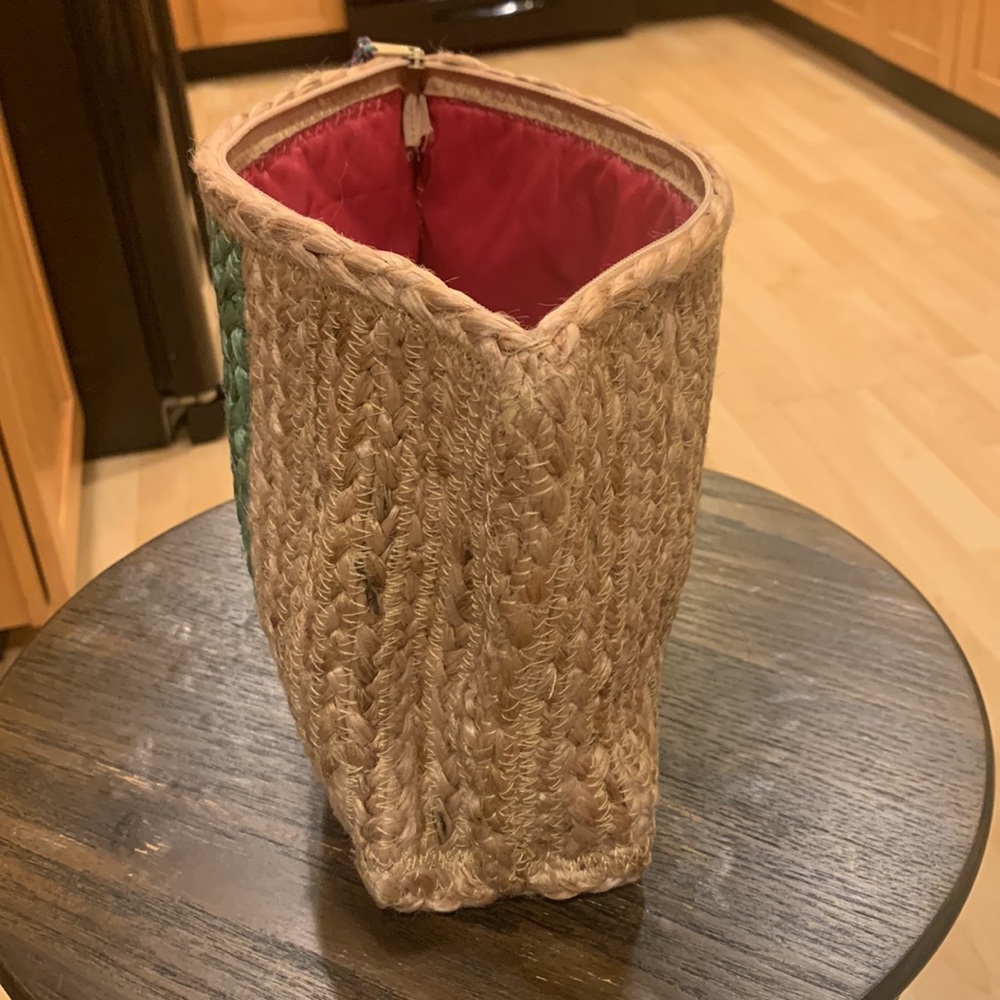 SHIRALEAH jute clutch - Picture 6 of 7